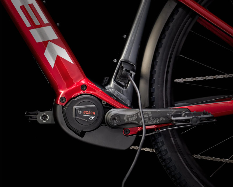 Trek Powerfly Sport 7 EQ 2 Electric Mountain Bike 2023 in Crimson/Lithium Grey-8